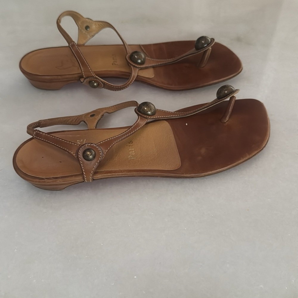 Louboutin Leather Sandals - Picture 2 of 4